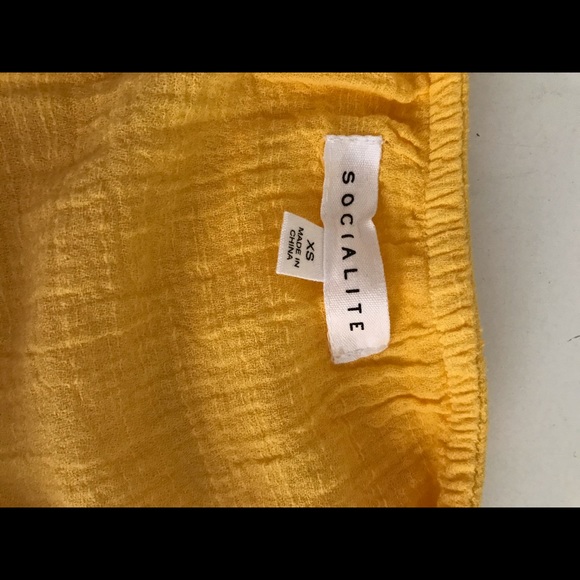 Socialite yellow ombré top - Picture 4 of 4